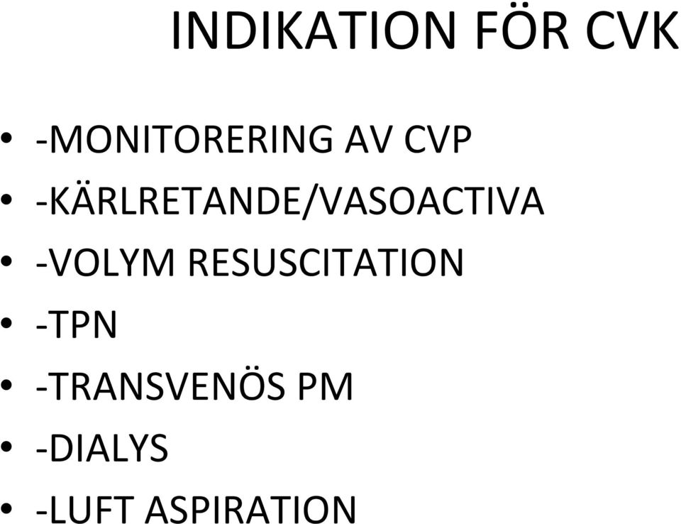 VOLYM RESUSCITATION - TPN -