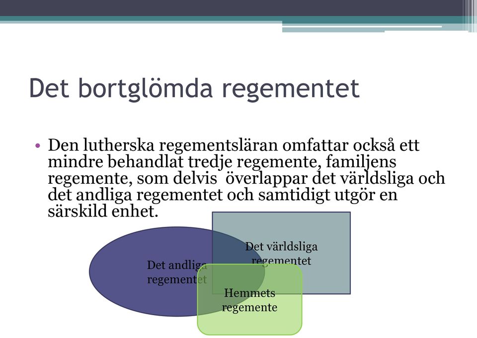 överlappar det världsliga och det andliga regementet och samtidigt utgör