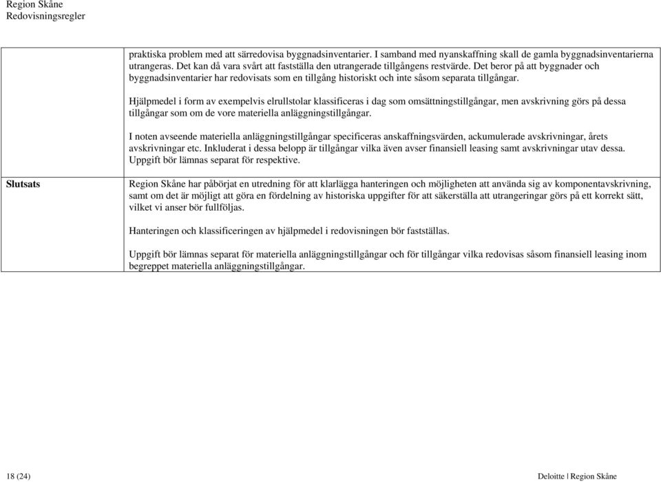 Det beror på att byggnader och byggnadsinventarier har redovisats som en tillgång historiskt och inte såsom separata tillgångar.