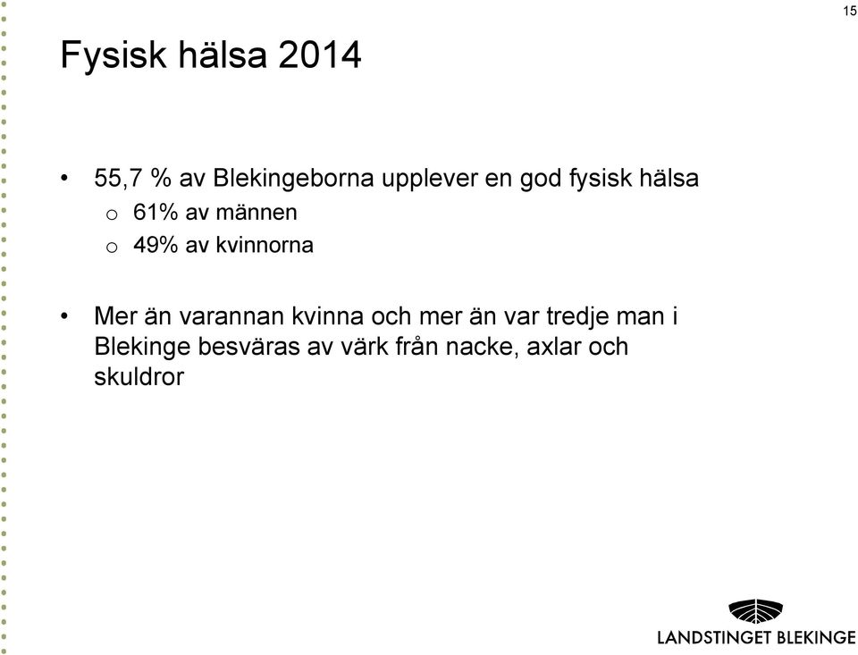 kvinnorna Mer än varannan kvinna och mer än var