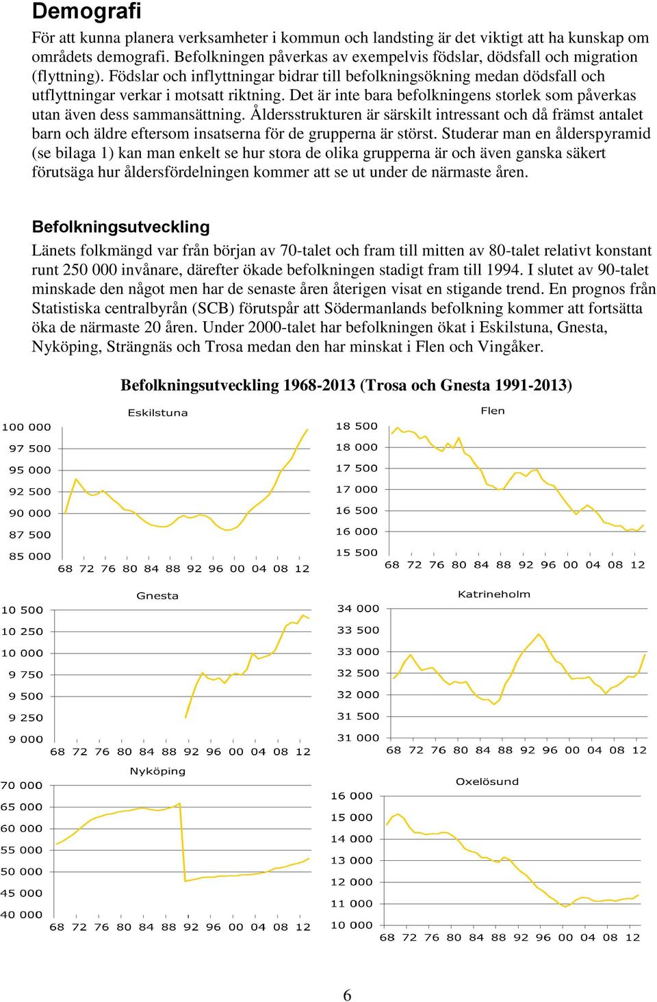 Det är inte bara befolkningens storlek som påverkas utan även dess sammansättning.