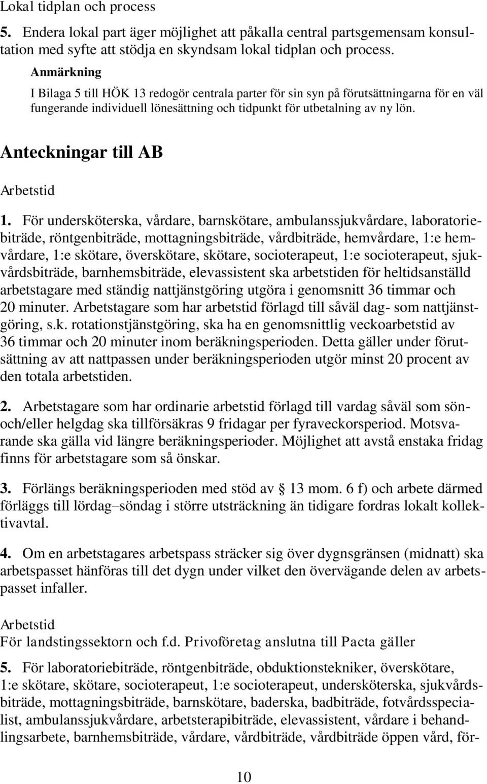 Anteckningar till AB Arbetstid 1.