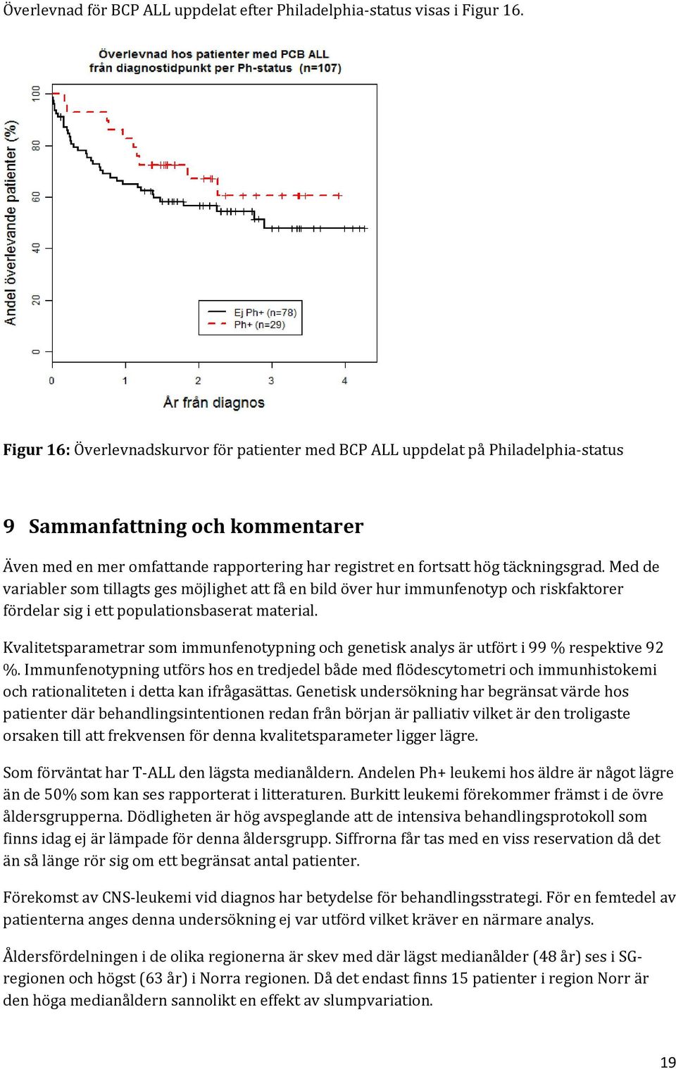 täckningsgrad. Med de variabler som tillagts ges möjlighet att få en bild över hur immunfenotyp och riskfaktorer fördelar sig i ett populationsbaserat material.