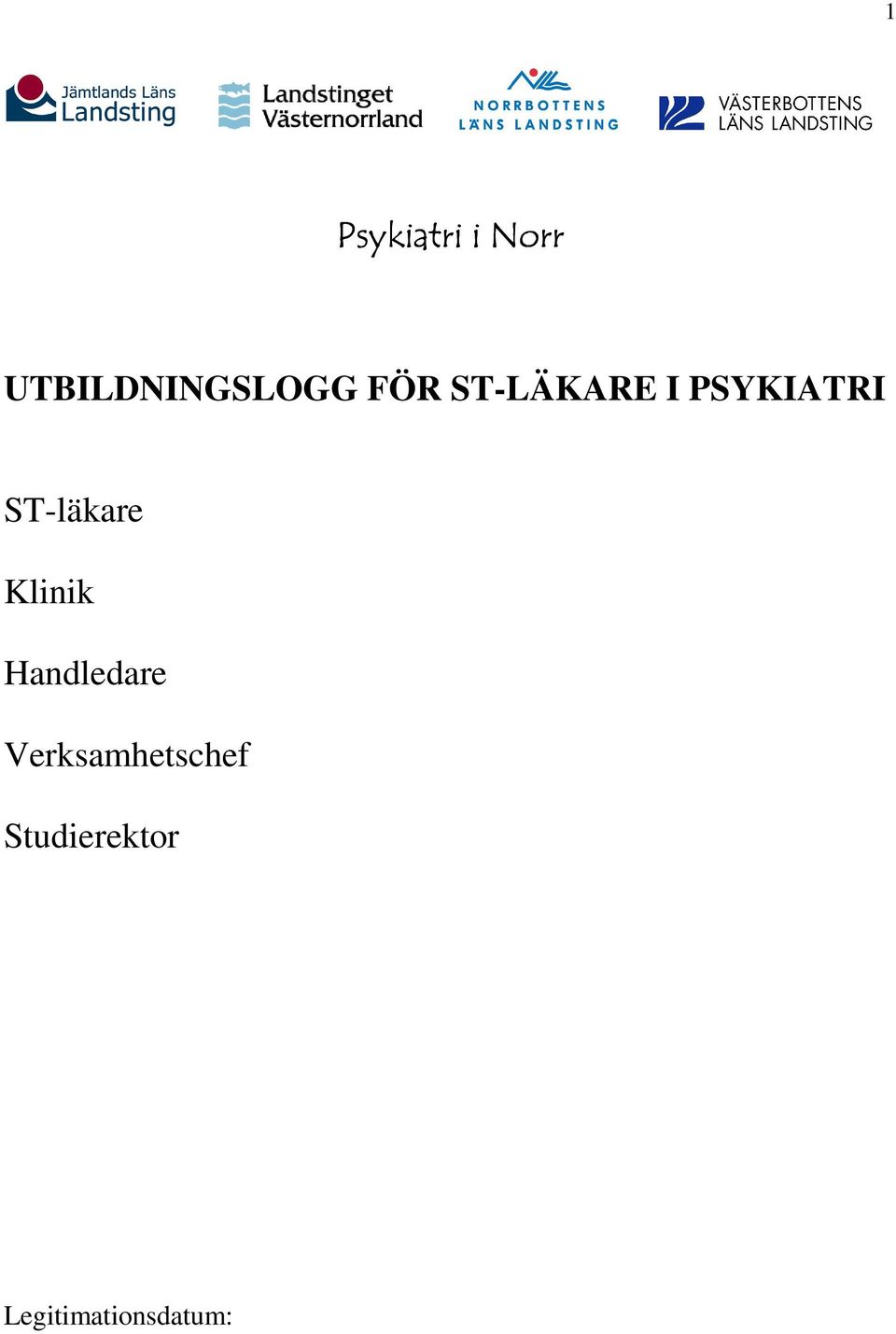 ST-läkare Klinik Handledare