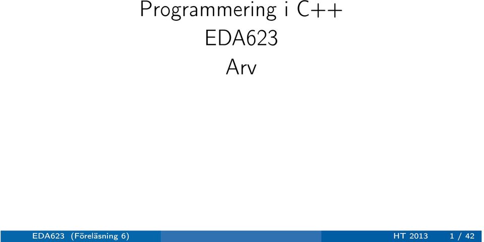 EDA623