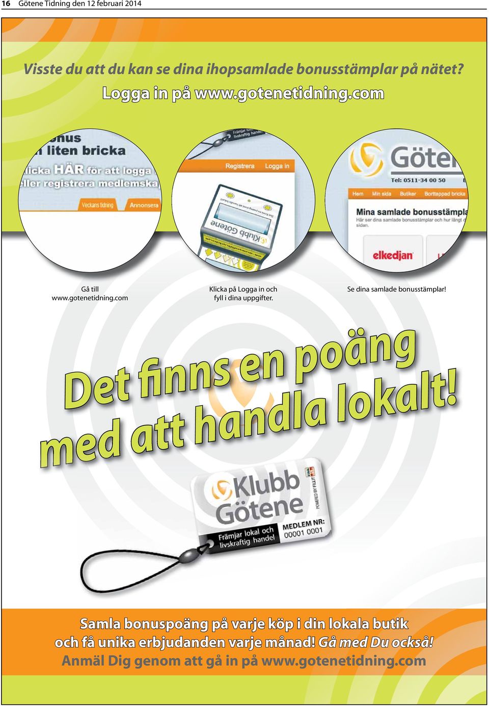 Se din smlde bonusstämplr! g n ä o p n e s n n fi t!