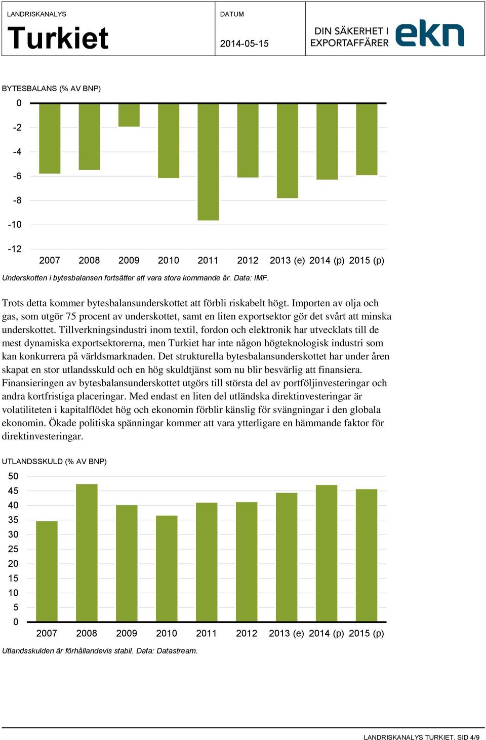 Tillverkningsindustri inom textil, fordon och elektronik har utvecklats till de mest dynamiska exportsektorerna, men har inte någon högteknologisk industri som kan konkurrera på världsmarknaden.