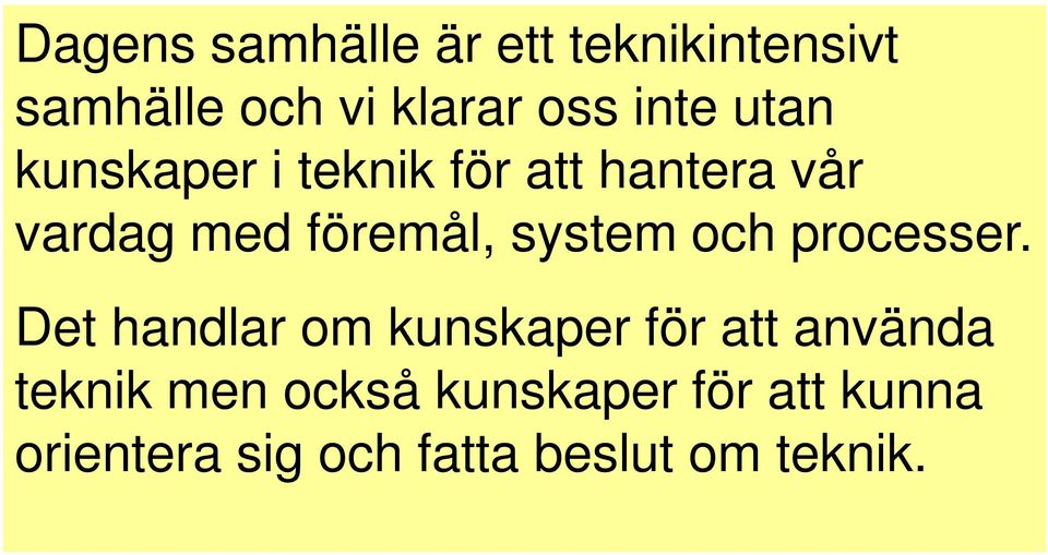 system och processer.