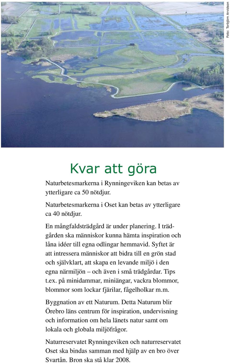 Syftet är att intressera människor att bidra till en grön stad och självklart, att skapa en levande miljö i den egna närmiljön och även i små trädgårdar. Tips t.ex.