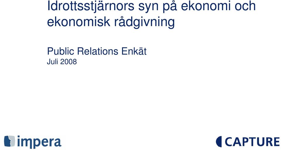 ekonomisk rådgivning