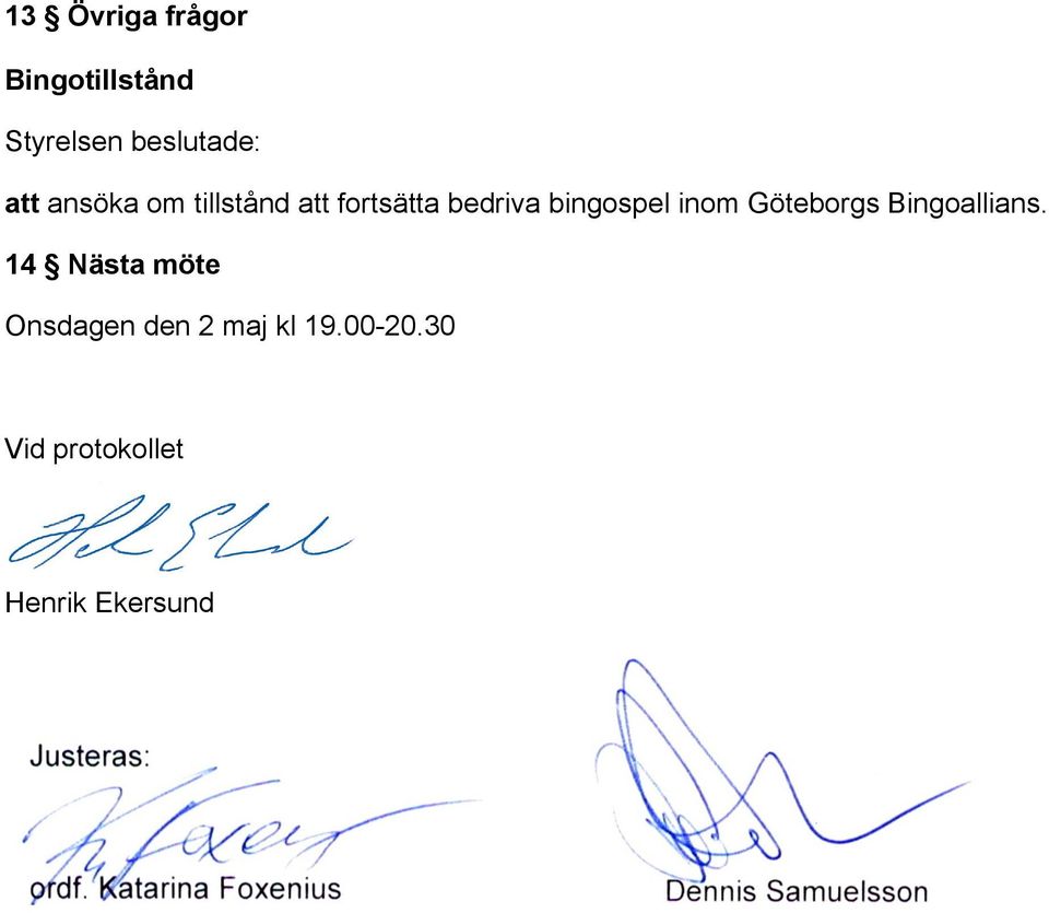 Göteborgs Bingoallians.