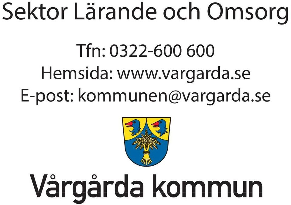 Hemsida: www.vargarda.