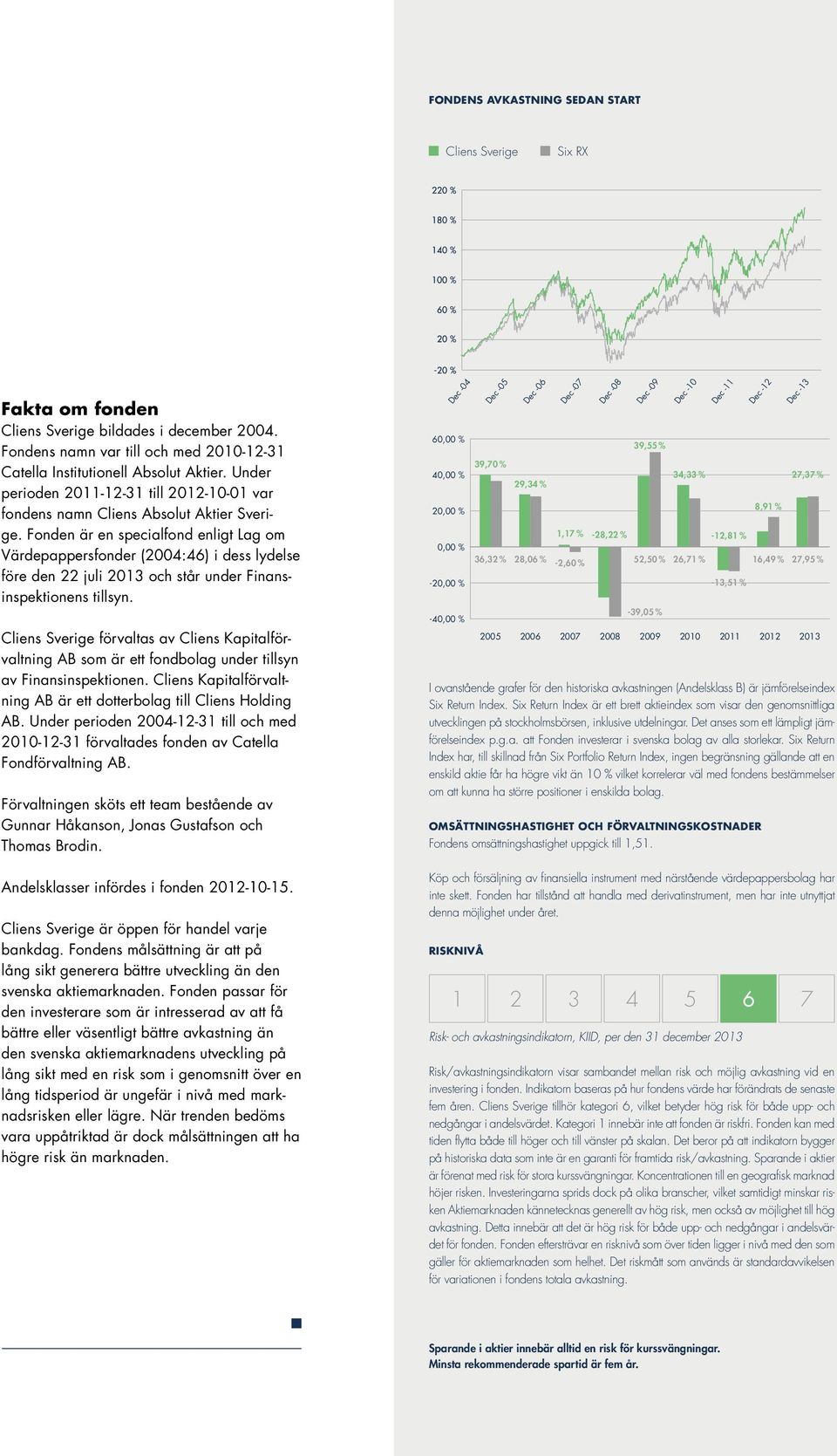 Fonden är en specialfond enligt Lag om Värdepappersfonder (2004:46) i dess lydelse före den 22 juli 2013 och står under Finansinspektionens tillsyn.