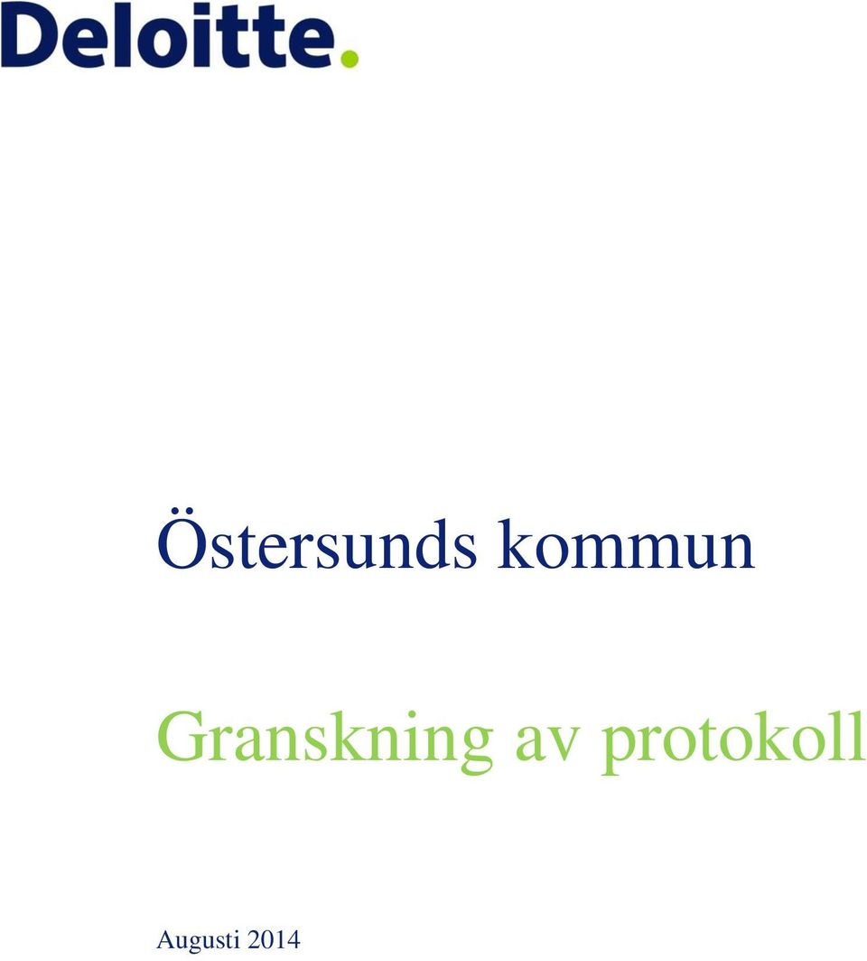 Granskning av