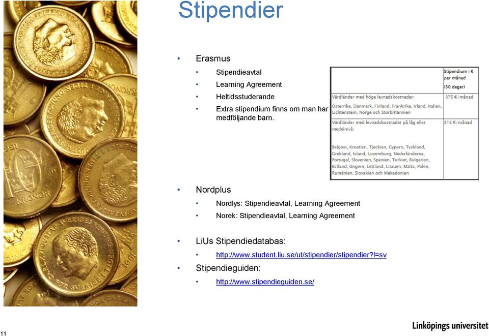 Nordplus Nordlys: Stipendieavtal, Learning Agreement Norek: Stipendieavtal, Learning