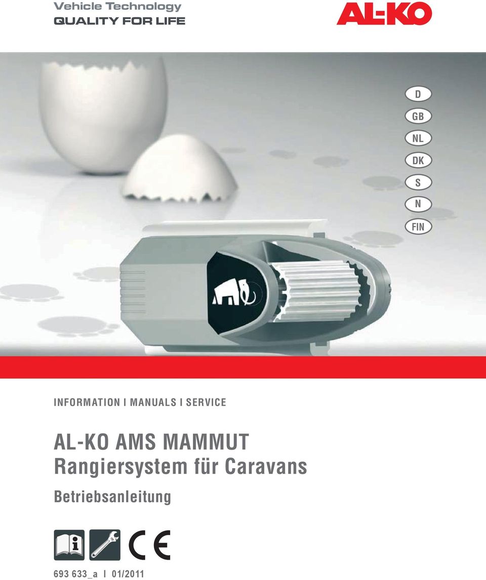 SERVICE AL-KO AMS MAMMUT Rangiersystem