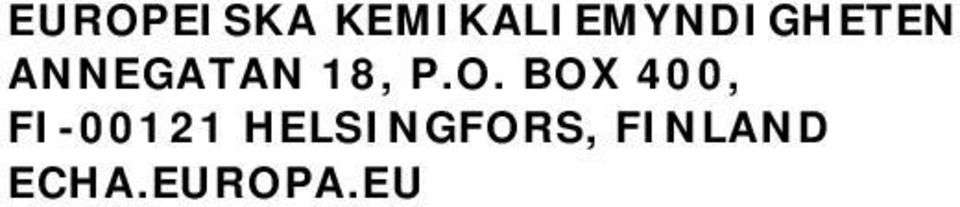 ANNEGATAN 18, P.O.