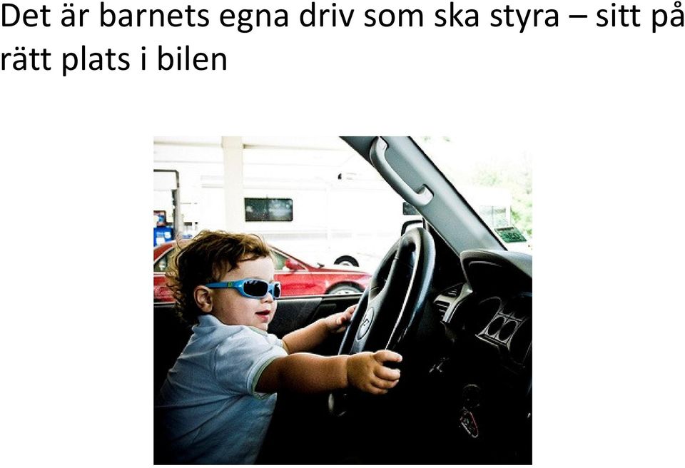 ska styra sitt