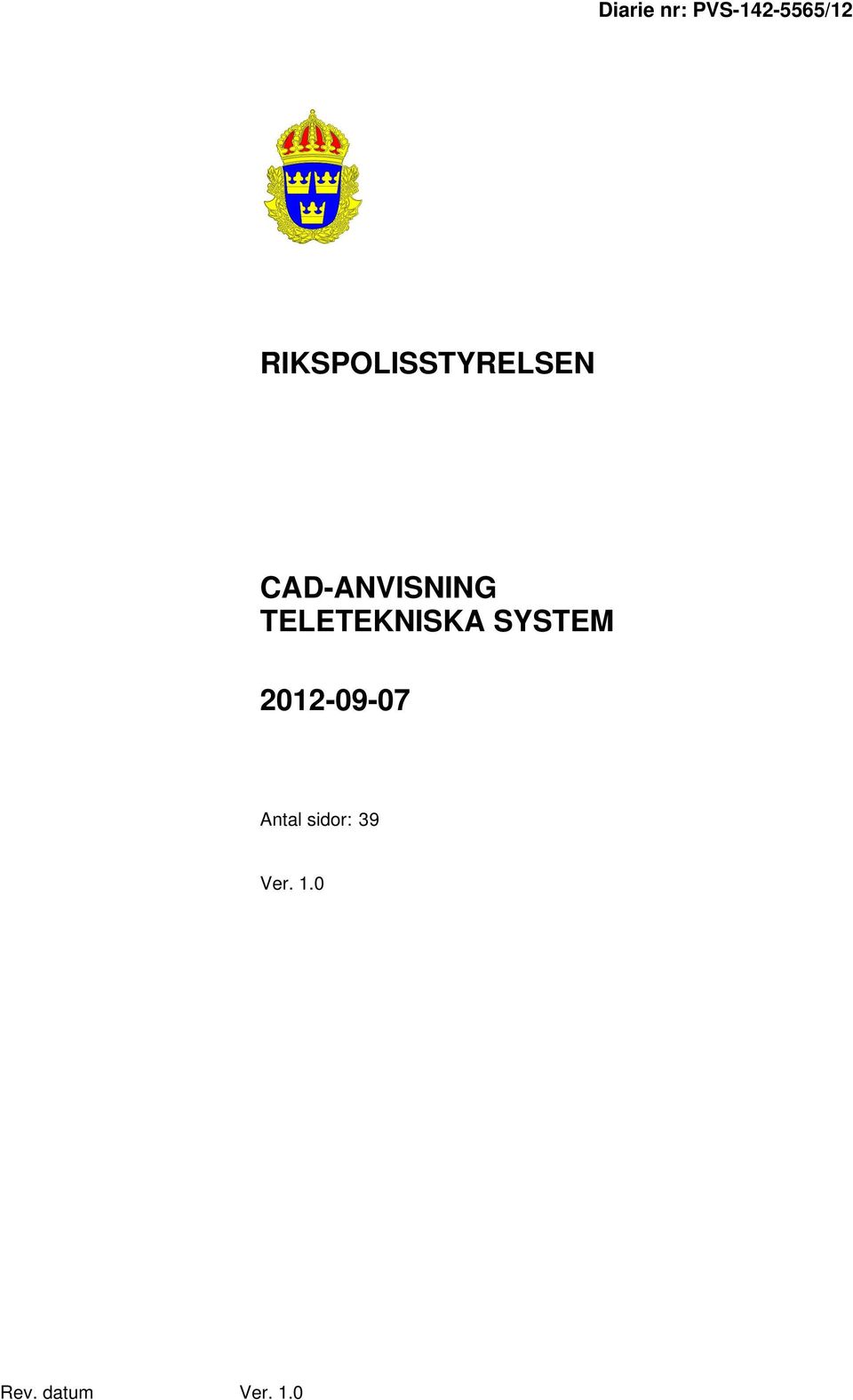 CAD-ANVISNING TELETEKNISKA