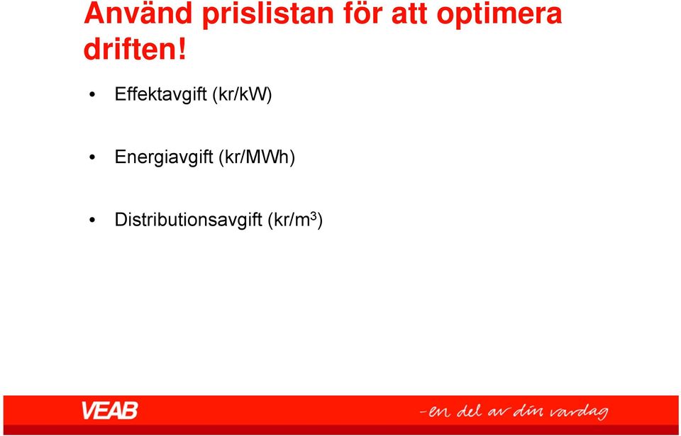 Effektavgift (kr/kw)