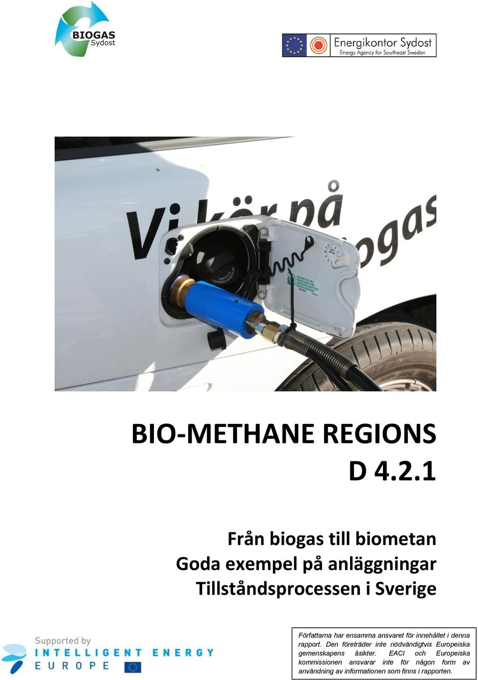 har ensamma ansvaret för innehållet i denna rapport.