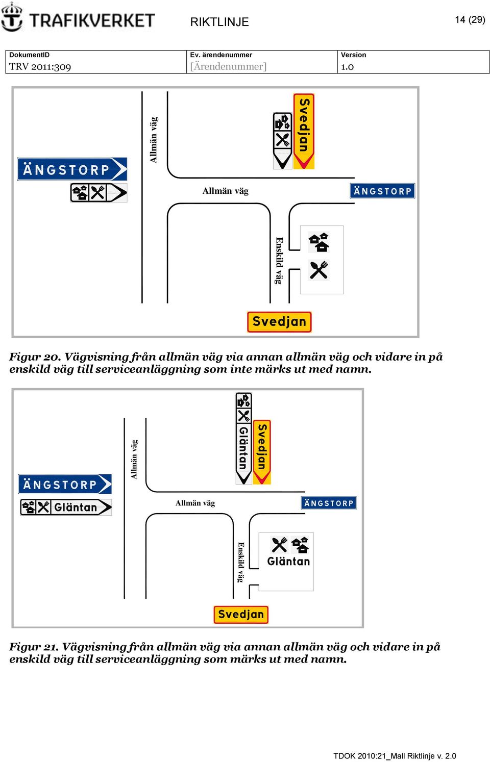 till serviceanläggning som inte märks ut med namn. Figur 21.