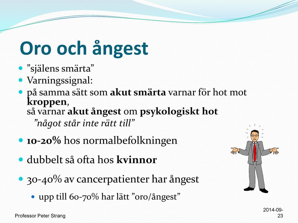 till 10-20% hos normalbefolkningen dubbelt så ofta hos kvinnor 30-40% av