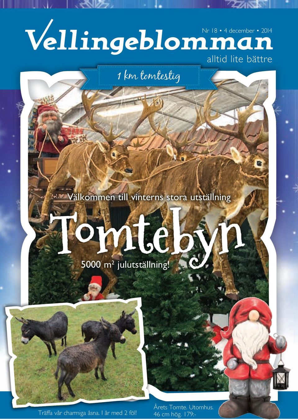 Tomtebyn 5000 m 2 julutställning!