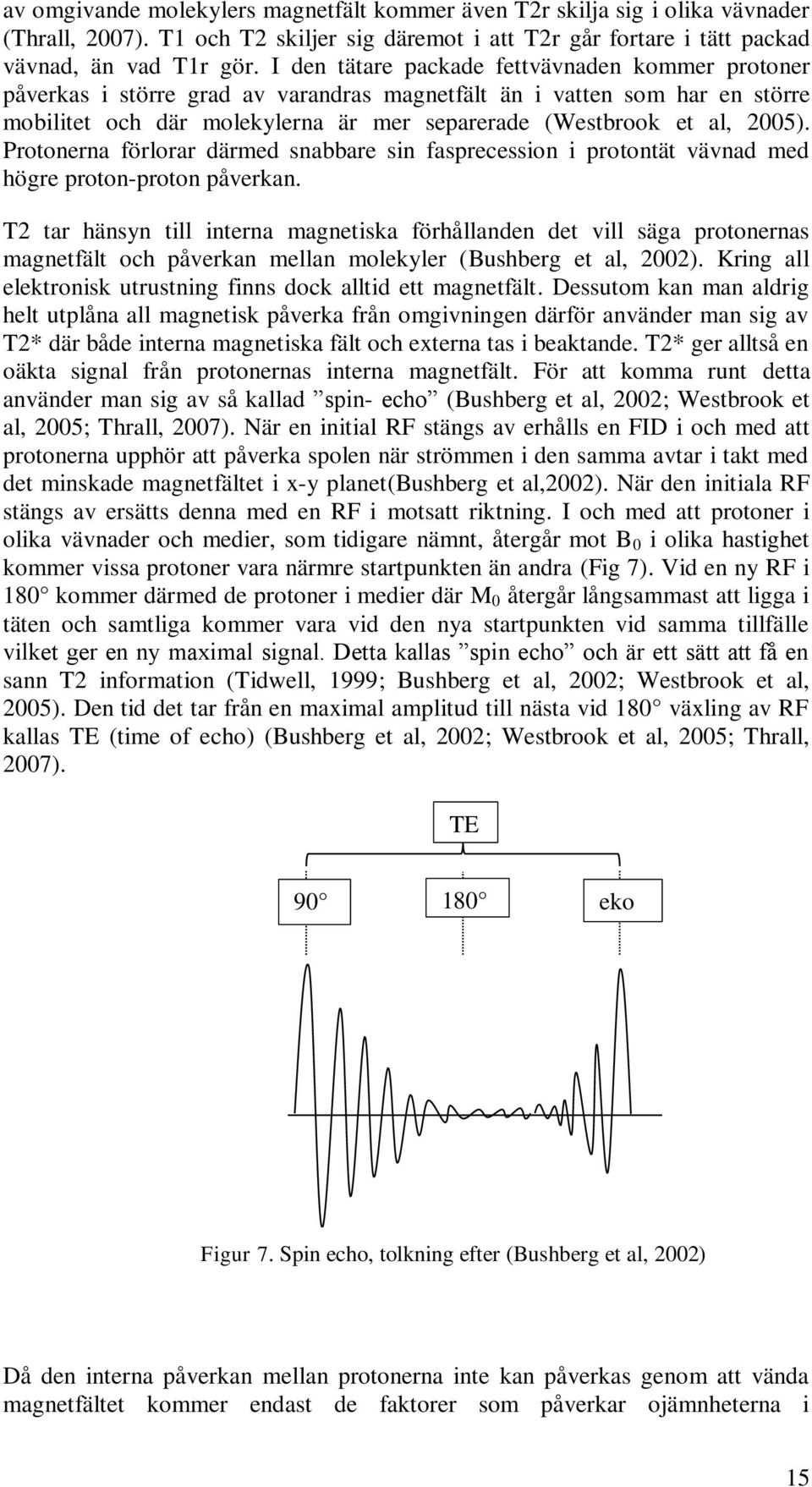Protonerna förlorar därmed snabbare sin fasprecession i protontät vävnad med högre proton-proton påverkan.