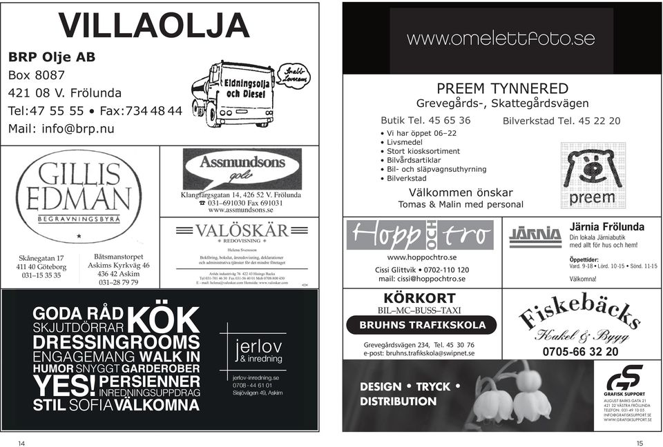45 65 36 Bilverkstad Tel.