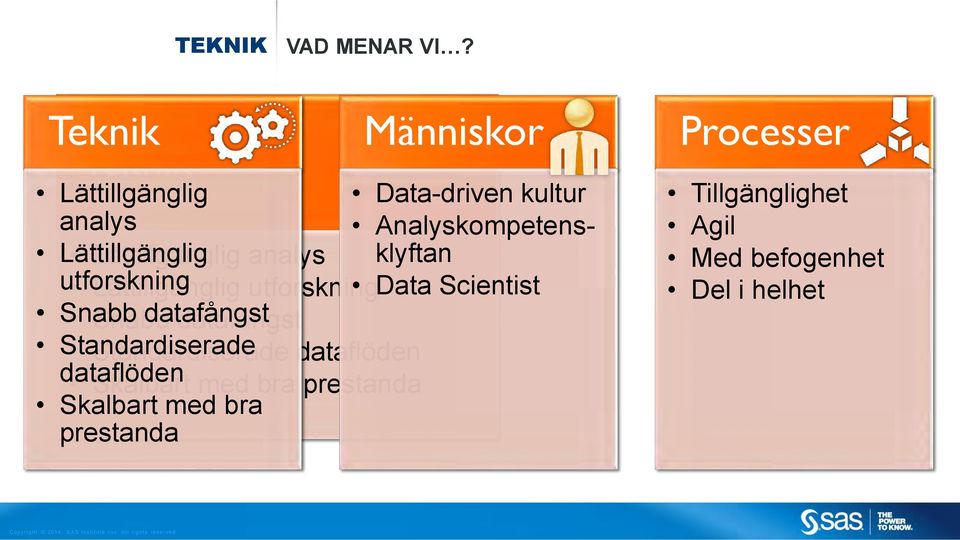 Lättillgänglig analys klyftan utforskning Lättillgänglig utforskning Data Scientist Snabb