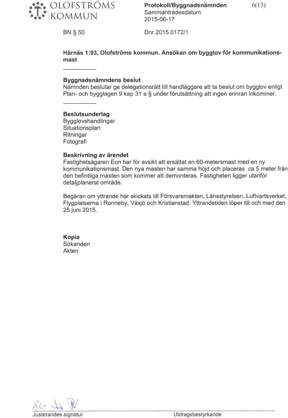 ingen erinran inkommer.