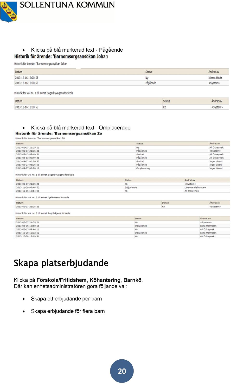 Köhantering, Barnkö.