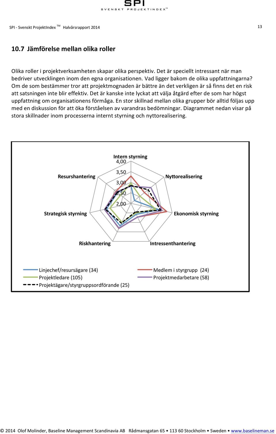 Om de som bestämmer tror att projektmognaden är bättre än det verkligen är så finns det en risk att satsningen inte blir effektiv.