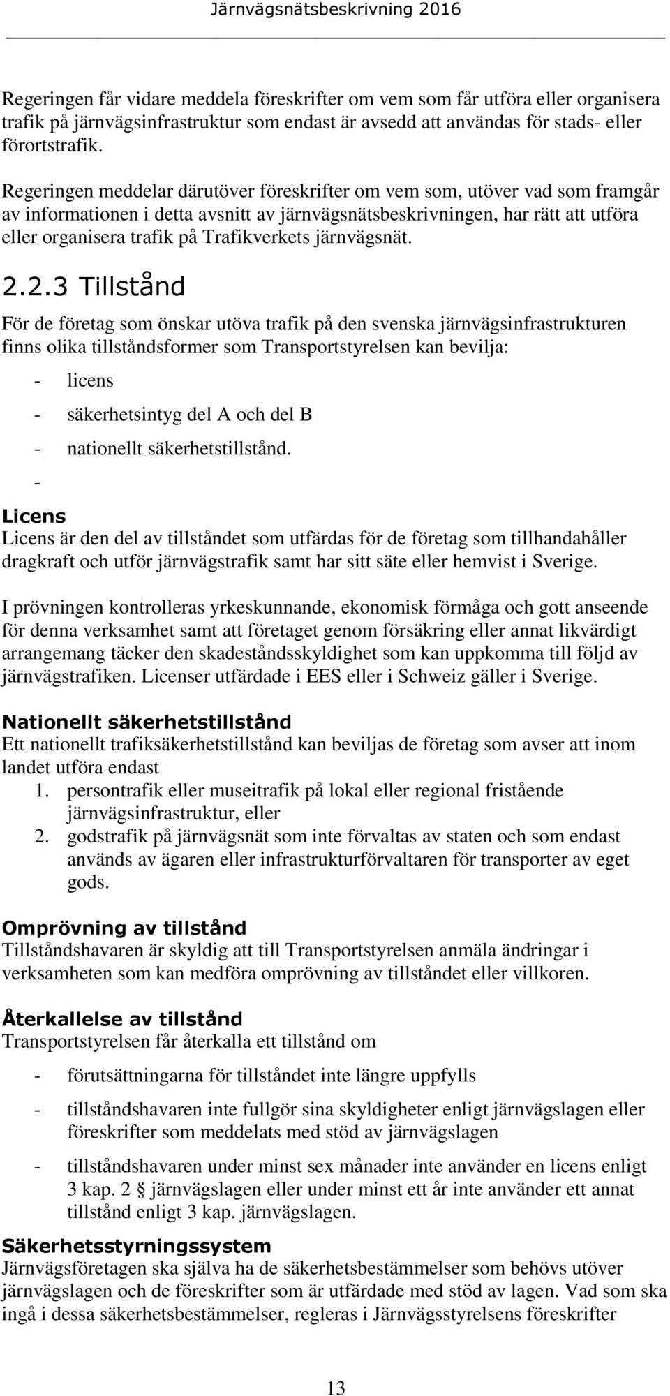 Trafikverkets järnvägsnät. 2.