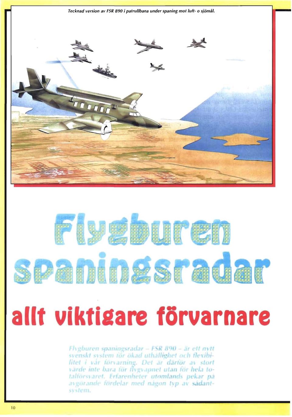 spaning mot luft- O