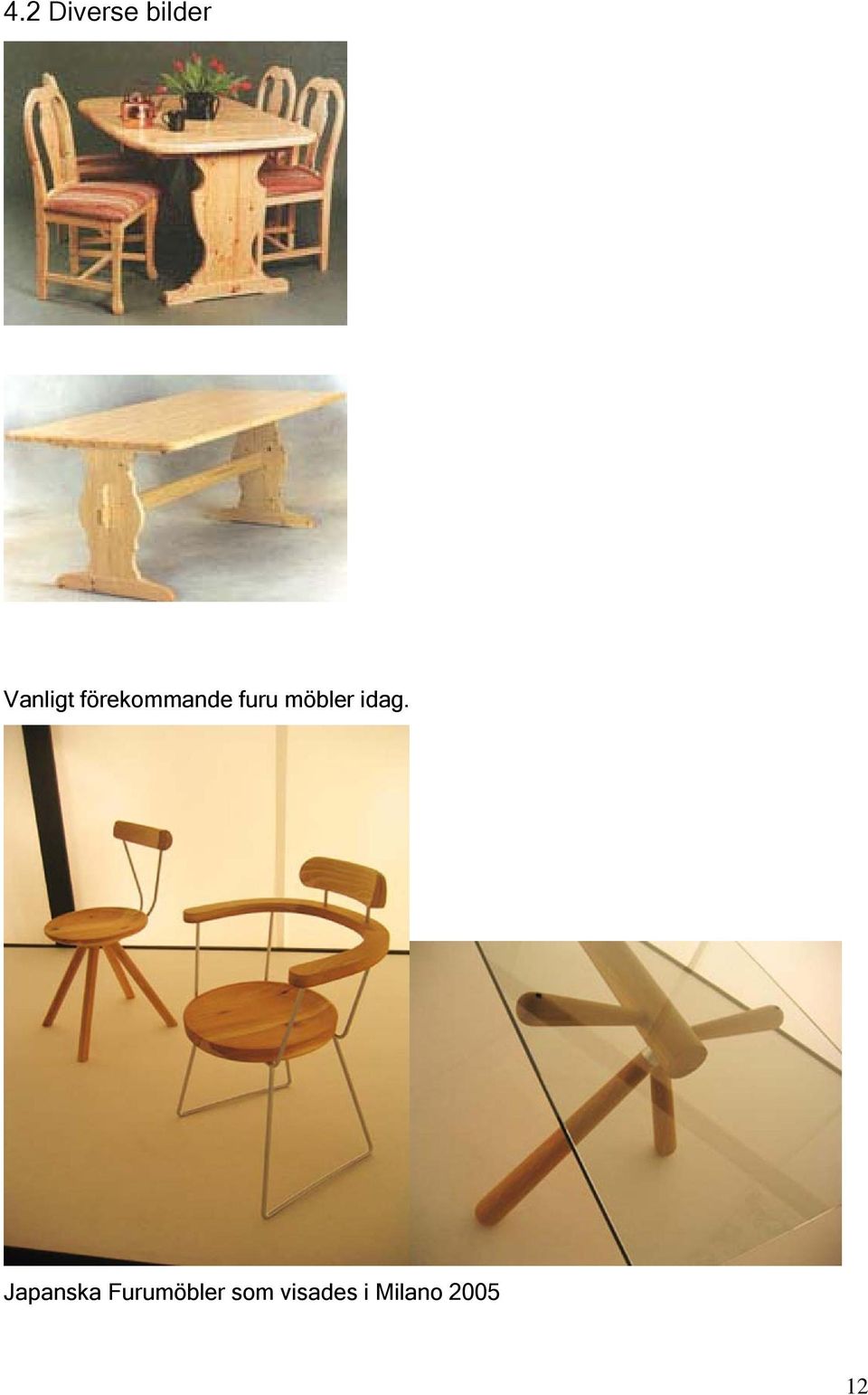 idag. Japanska Furumöbler