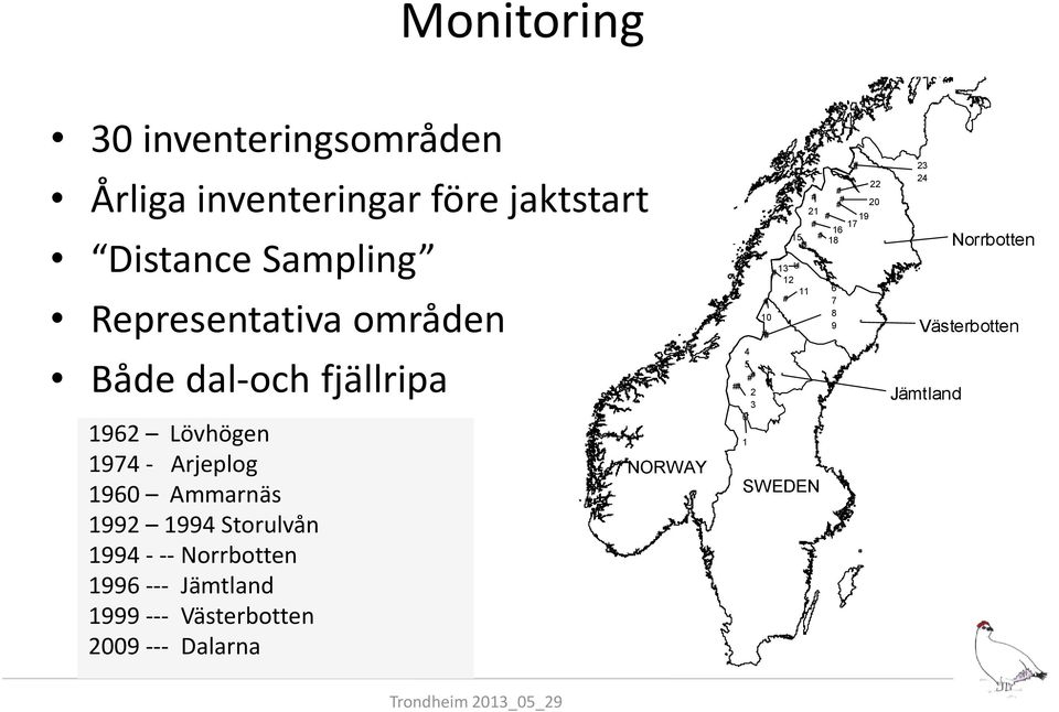 Jämtland 1999 --- Västerbotten 2009 --- Dalarna 99 %U # NORWAY # # %U # 79 13 # # %U %U 12 11 89 # # 4 5 # # 2 3 #