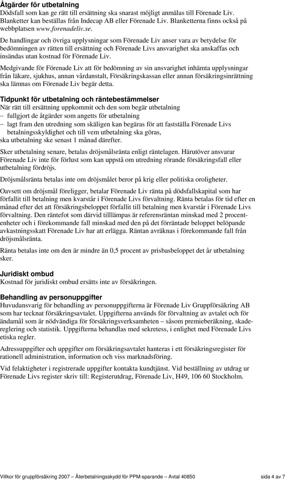 www.forenadeliv.se.