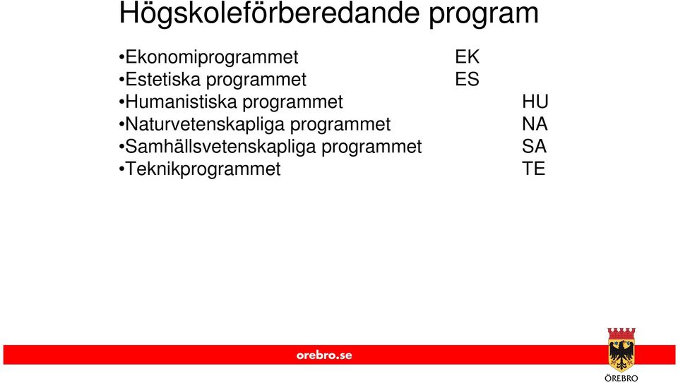 Naturvetenskapliga programmet