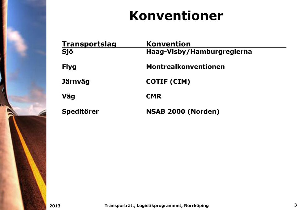 Montrealkonventionen Järnväg COTIF