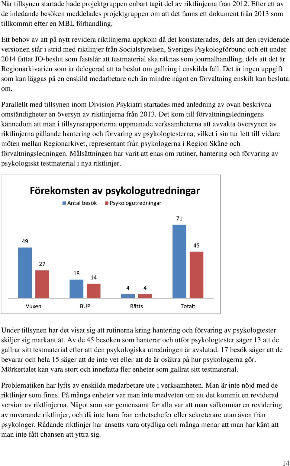 Ett behov av att på nytt revidera riktlinjerna uppkom då det konstaterades, dels att den reviderade versionen står i strid med riktlinjer från Socialstyrelsen, Sveriges Psykologförbund och ett under