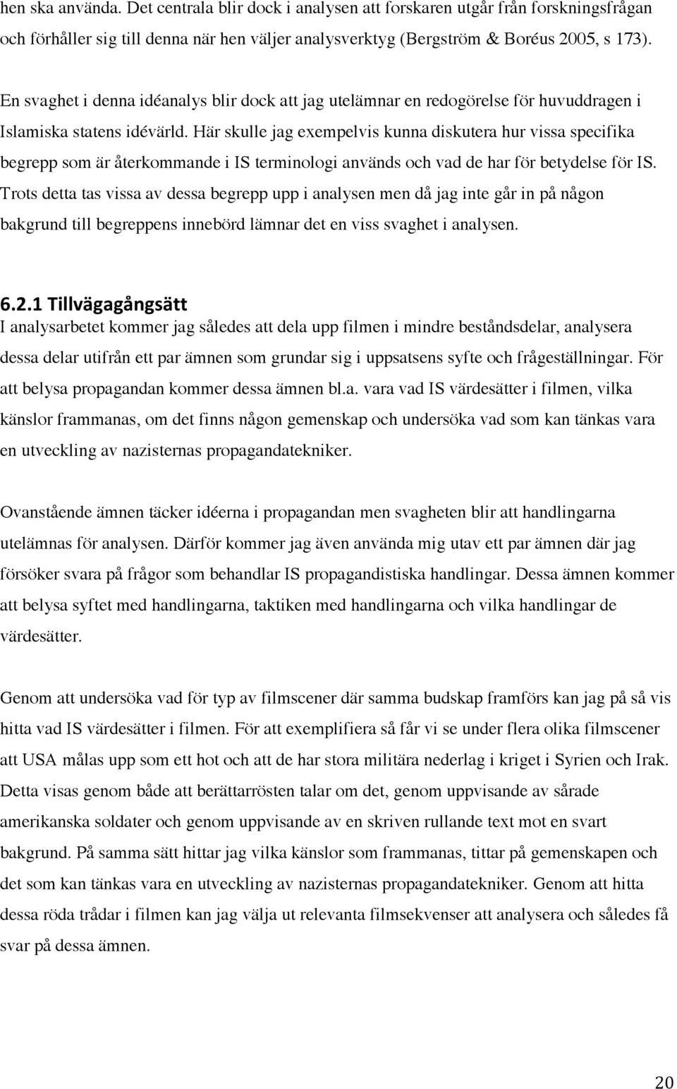 Här skulle jag exempelvis kunna diskutera hur vissa specifika begrepp som är återkommande i IS terminologi används och vad de har för betydelse för IS.