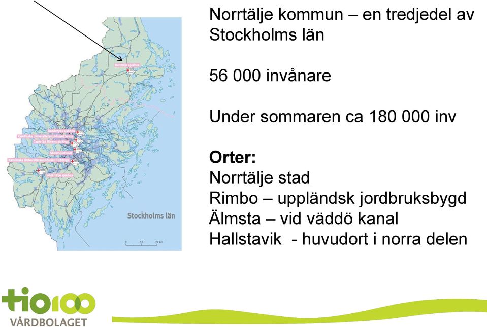 Norrtälje stad Rimbo uppländsk jordbruksbygd