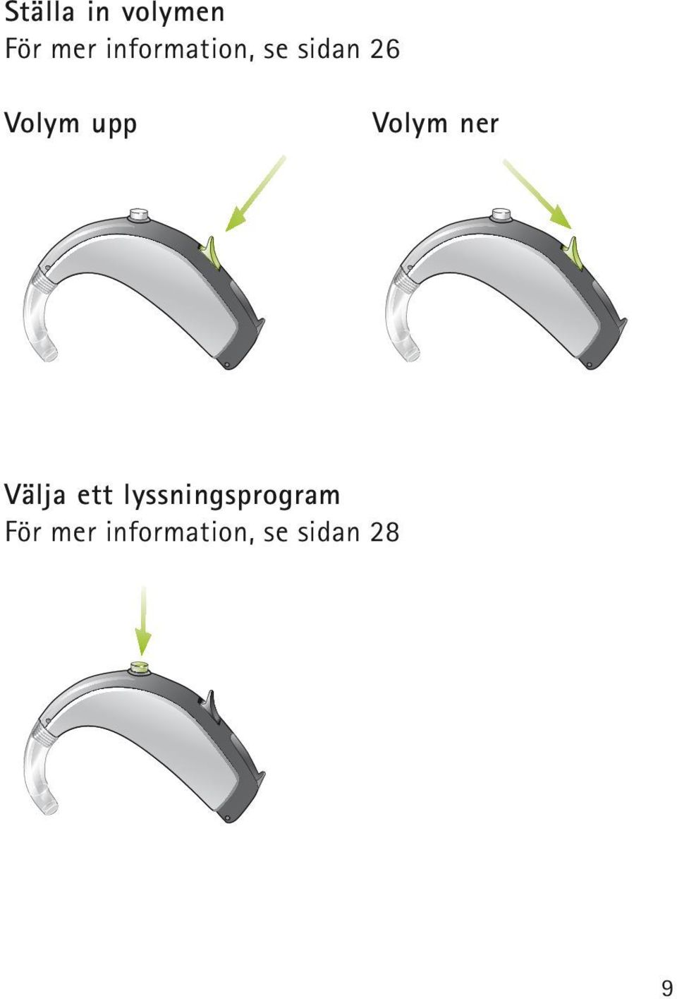 upp Volym ner Välja ett