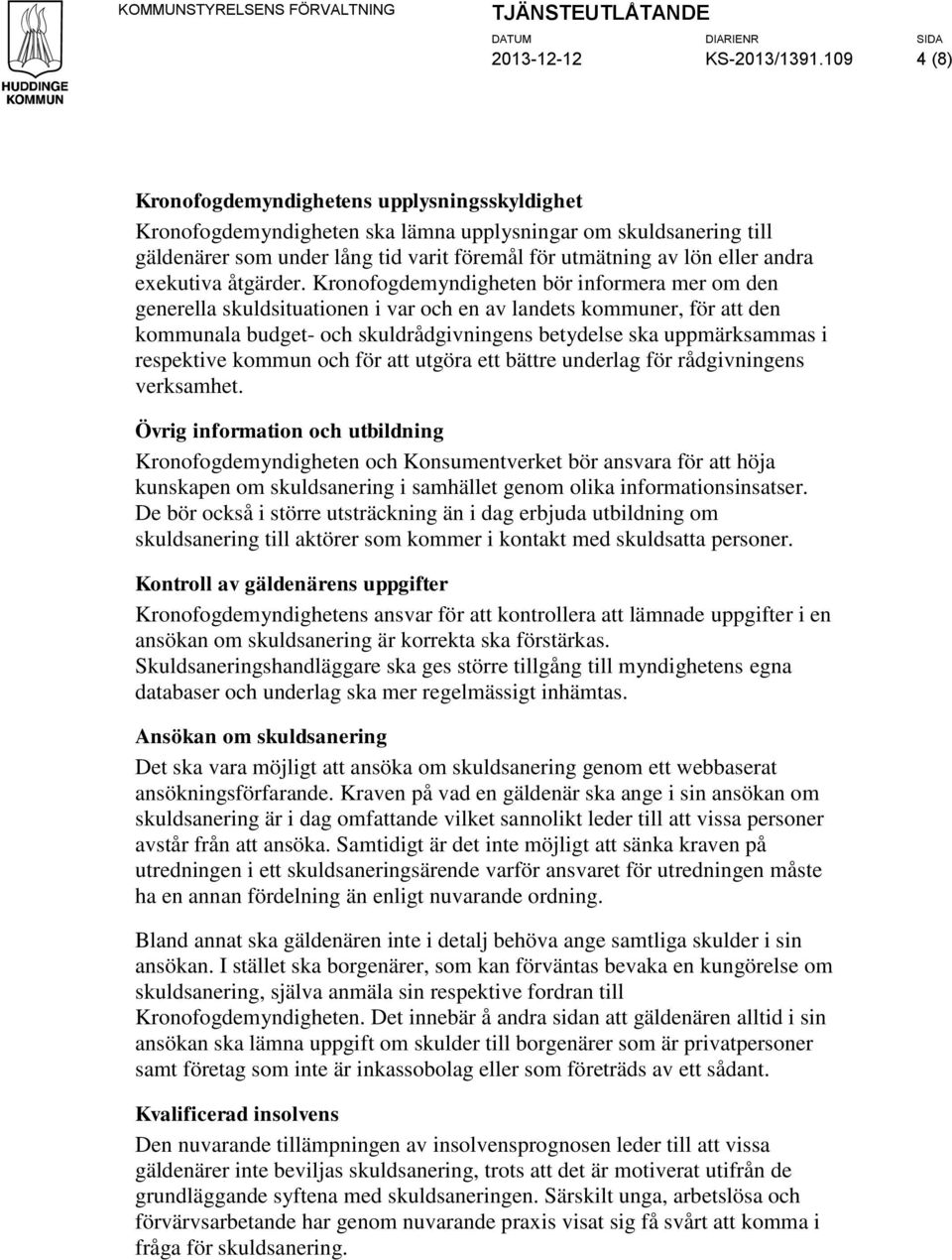 exekutiva åtgärder.