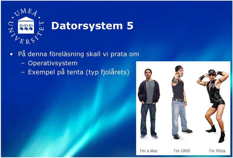 prata om Operativsystem