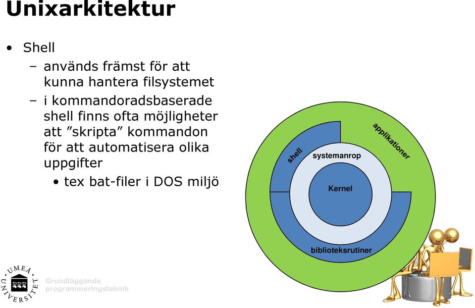 möjligheter att skripta kommandon för att automatisera olika