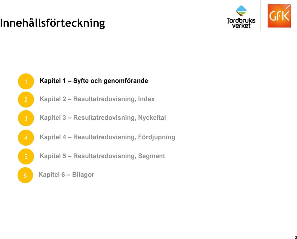 Resultatredovisning, Nyckeltal 4 Kapitel 4