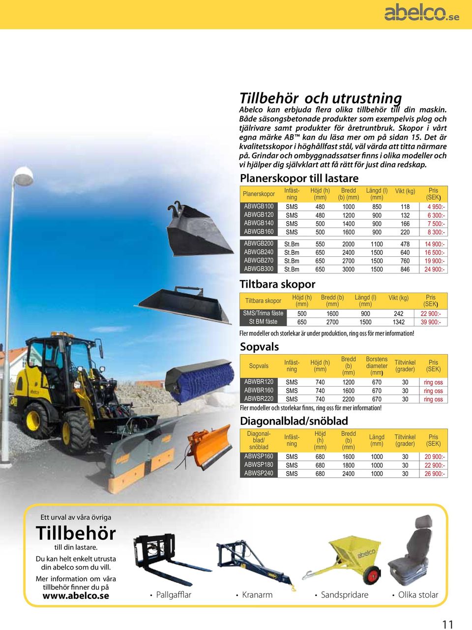 Grindar och ombyggnadssatser finns i olika modeller och vi hjälper dig självklart att få rätt för just dina redskap.